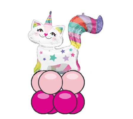 Caticorn Balloon Super Table Topper