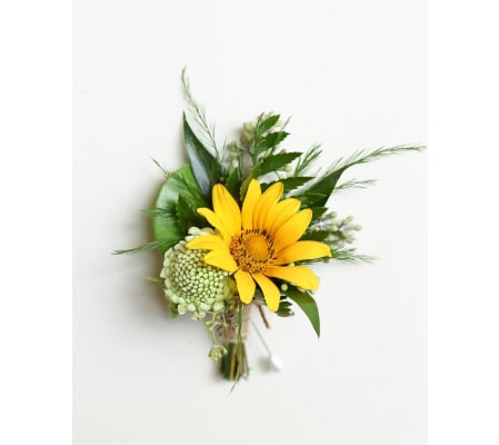 Yellow Boutonniere