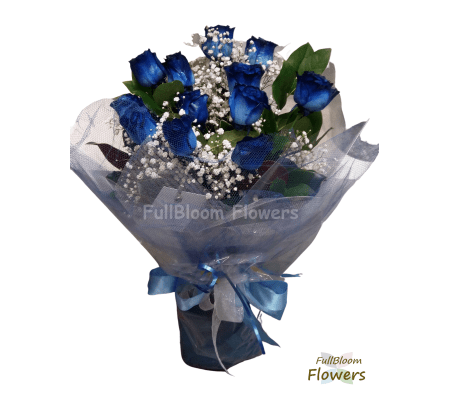 Blue Rose Bouquet