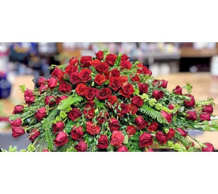 Admired Memories Casket Spray