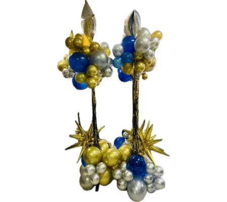 Organic balloon sculpture