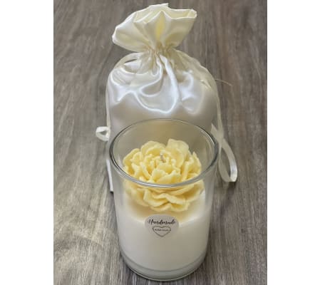 Handcrafted Floral Bloom Candle