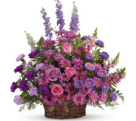 Gracious Lavender Basket