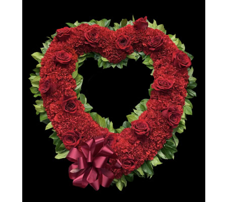 Beloved Red Open Heart