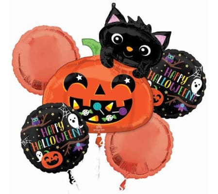 Halloween Night Super Fun Foil Balloon Bouquet