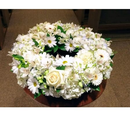 Baptismal BOY RING  Wreath