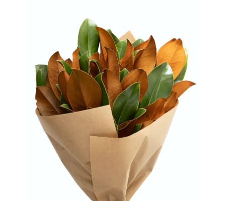 Magnolia Harvest wrapped bouquet
