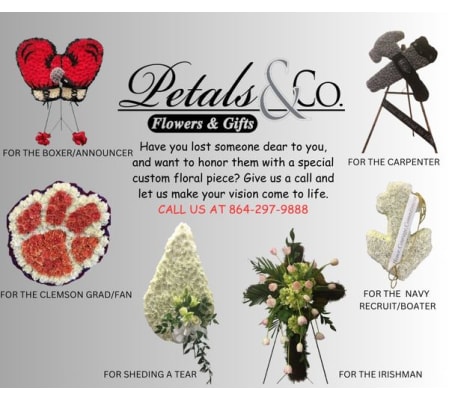 Custom Sympathy Arrangements (CALL FOR PRICING)