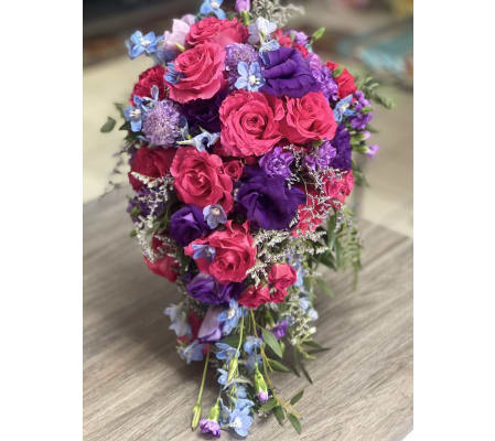 Vivid Dreams Bouquet Bridal Cascade