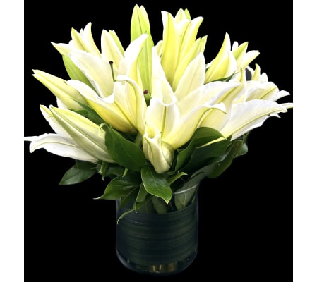 Treasured White Lillies