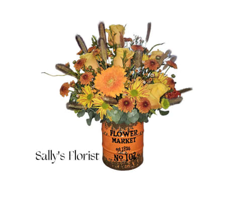 Sally's Fall Farmer Fresh Flowers
