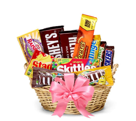 Candy gift basket