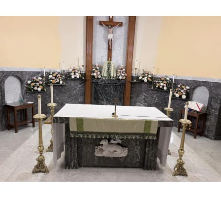 8 ALTARS - 2 Tabernacle $75 x 2, + 6 ledges x $50. = $750. total 