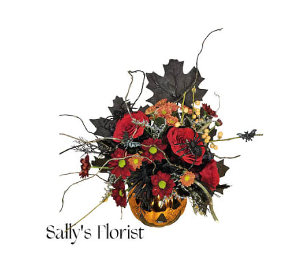 Sally's Halloween in vase