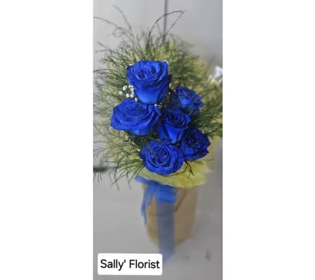 Sally's Deep Blue Bouquet
