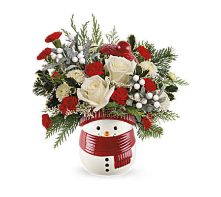 Teleflora's The Snowy Delight Bouquet