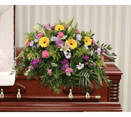 Garden Love Casket Spray