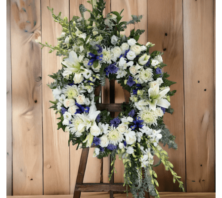 Blue Meadow Wreath