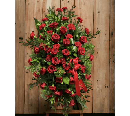 Warm Hearts Standing Spray