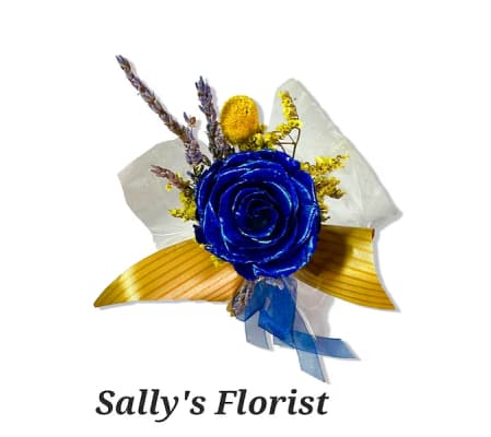 Sally's Preserved Midnight Blue Rose
