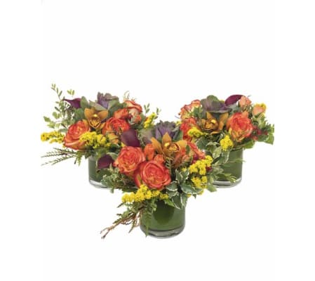 3 Thanksgiving Fall Vases