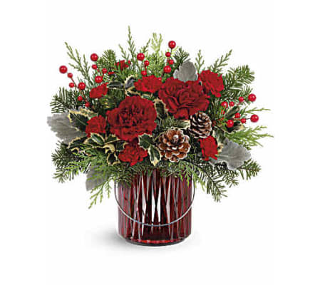 TELEFLORAS MERRY GLOW BOUQUET
