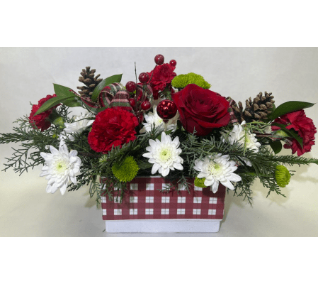 Christmas Checker Bouquet