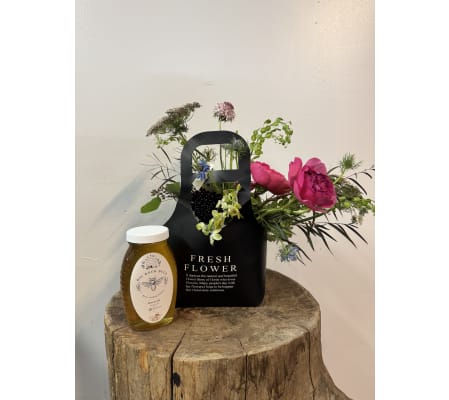 Floral Bag + Honey