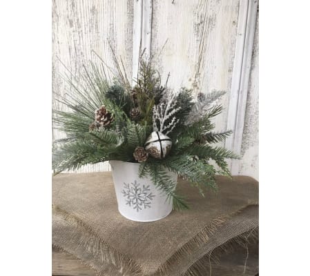 Snowflake Mini Tree Arrangement
