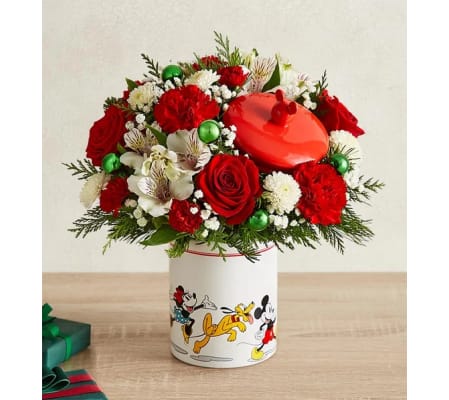 Mickey Christmas Cookie Jar