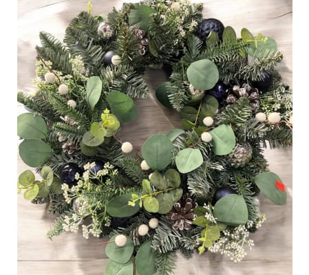 Silk Christmas wreath