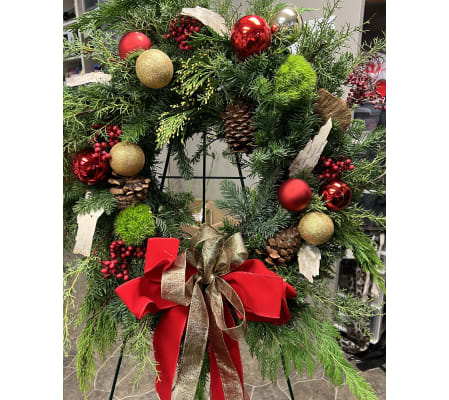 Festive Pine Wreath