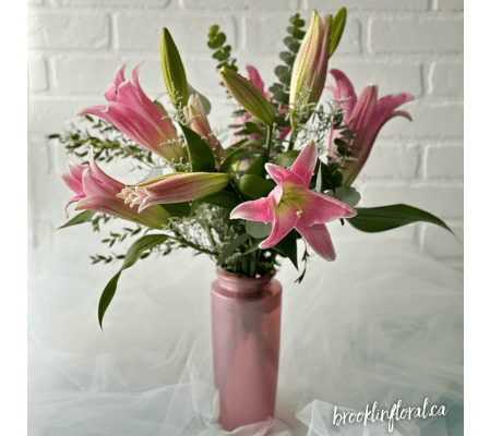 Pretty in Pink Lilies