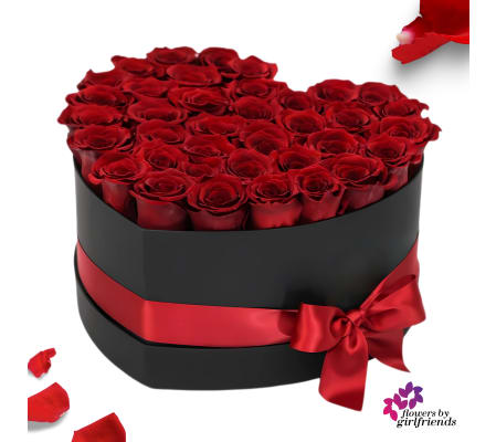 Heart Shaped Flower Box