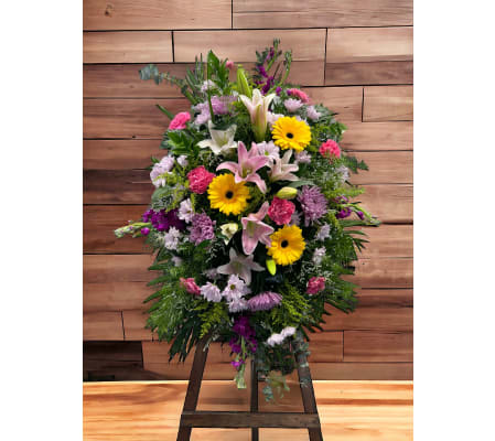 Bright Garden Standing Spray