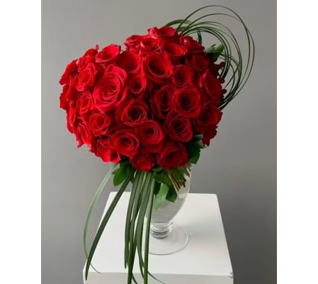 Love in Bloom 50 Roses  by Twig and Blooms