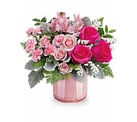 Teleflora's Blushing Gem Bouquet