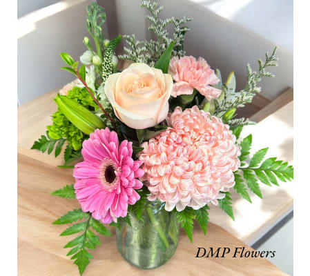 Pink blossoms for her