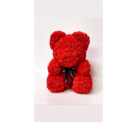 Red Rose Teddy Bear with box