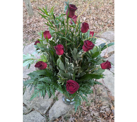 Premium Long-stemmed Red Roses for Valentine
