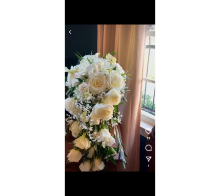 Cascaded Bride Bouquet
