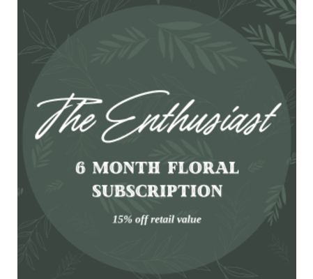 The Enthusiast 6 Month Floral Subscription