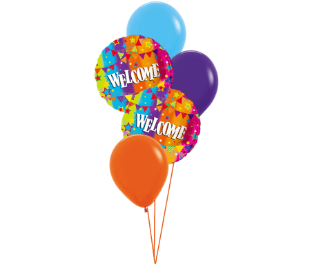 Welcome Classic Balloon Bouquet