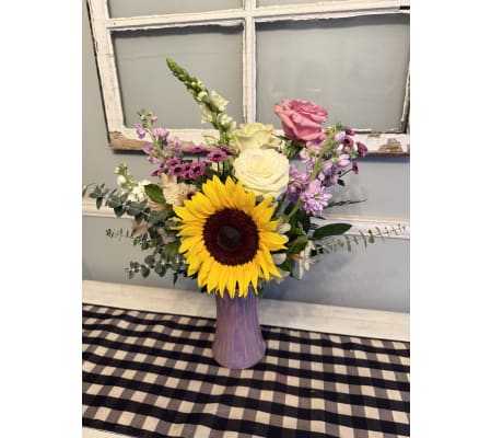 Sunlit Garden Embrace