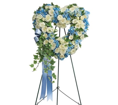 Heavenly Blue Heart Tribute