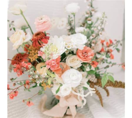 light corals and whites 