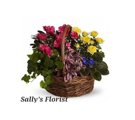 Sally's Blooming Garden Basket