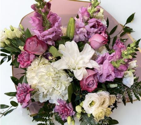 Petals of Perfection — Wrapped Bouquet  