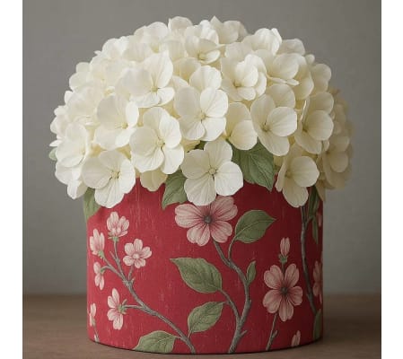 White Hydrangea Arrangement