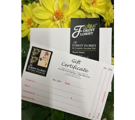 Forest Florist Gift Certificate